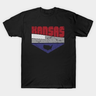 Retro Vintage Kansas USA T-Shirt
